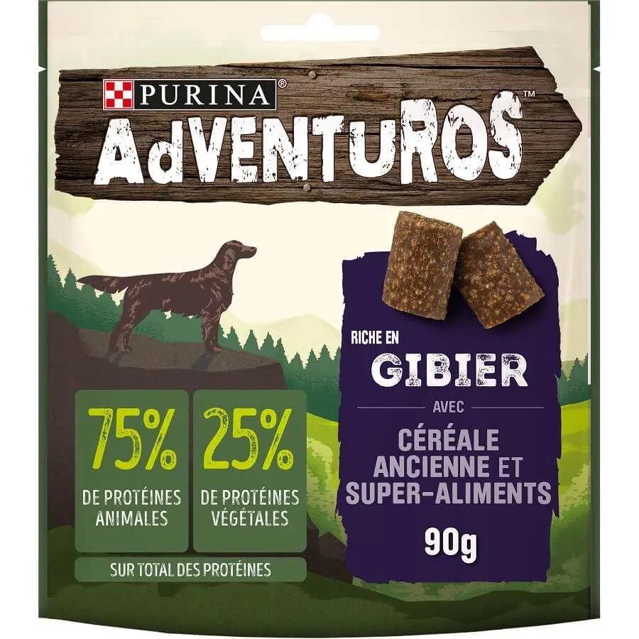 Adventuros Snack Chien Gibier 90 G 3 Adventuros Snack Chien Gibier 90 G