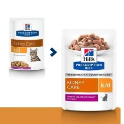 Hill's Prescription Diet Hill's Prescription Diet Feline K/D Boeuf SACHETS 12 X 85 Grs -nourriture pour chien Ventes 2023 52742274102 0 prescription diet chat k d sachet repas boeuf