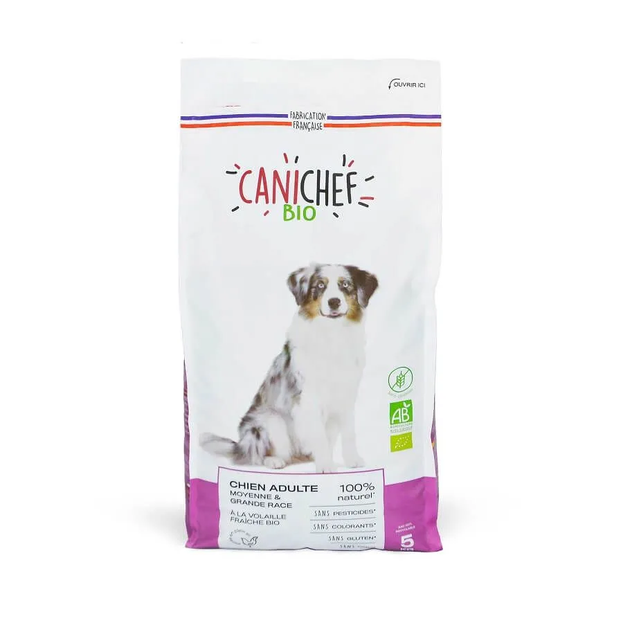 Canichef Croquettes BIO Sans Céréales, Sans Gluten Chien Grande Race 5 Kg 3 Canichef Croquettes BIO Sans Céréales, Sans Gluten Chien Grande Race 5 Kg