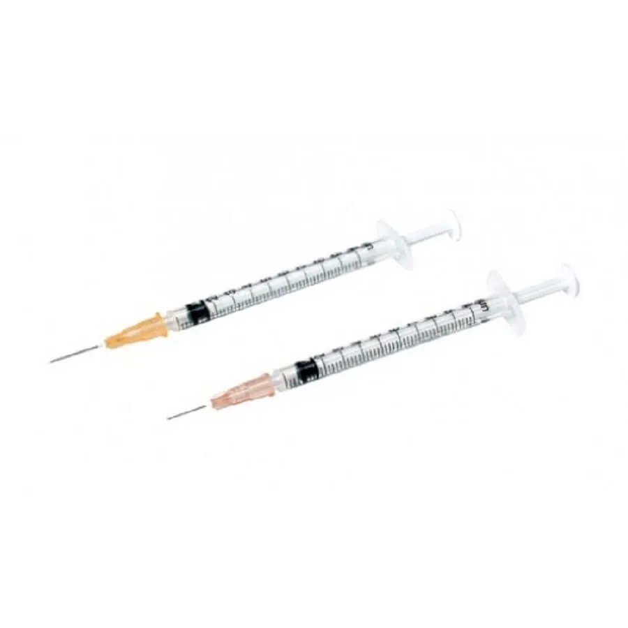 Penta-fine Seringues Insuline 40 UI 1ml G25 Aiguille Montée (boîte De 100) 4 Penta-fine Seringues Insuline 40 UI 1ml G25 Aiguille Montée (boîte De 100) – Image 2