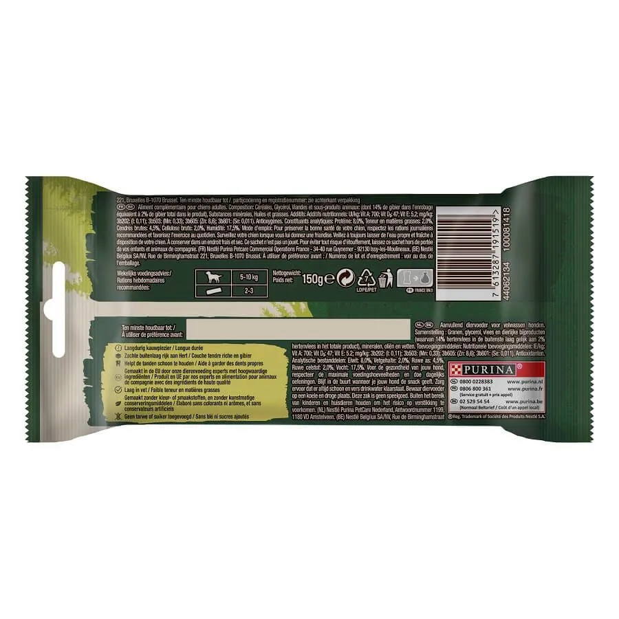 Adventuros Bâtonnet à Mâcher Chien Mini Gibier 150 G 4 Adventuros Bâtonnet à Mâcher Chien Mini Gibier 150 G – Image 2