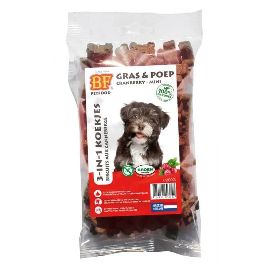 Biofood Biscuits Chien Mini 3 En 1 Cranberry 200 G 3 Biofood Biscuits Chien Mini 3 En 1 Cranberry 200 G