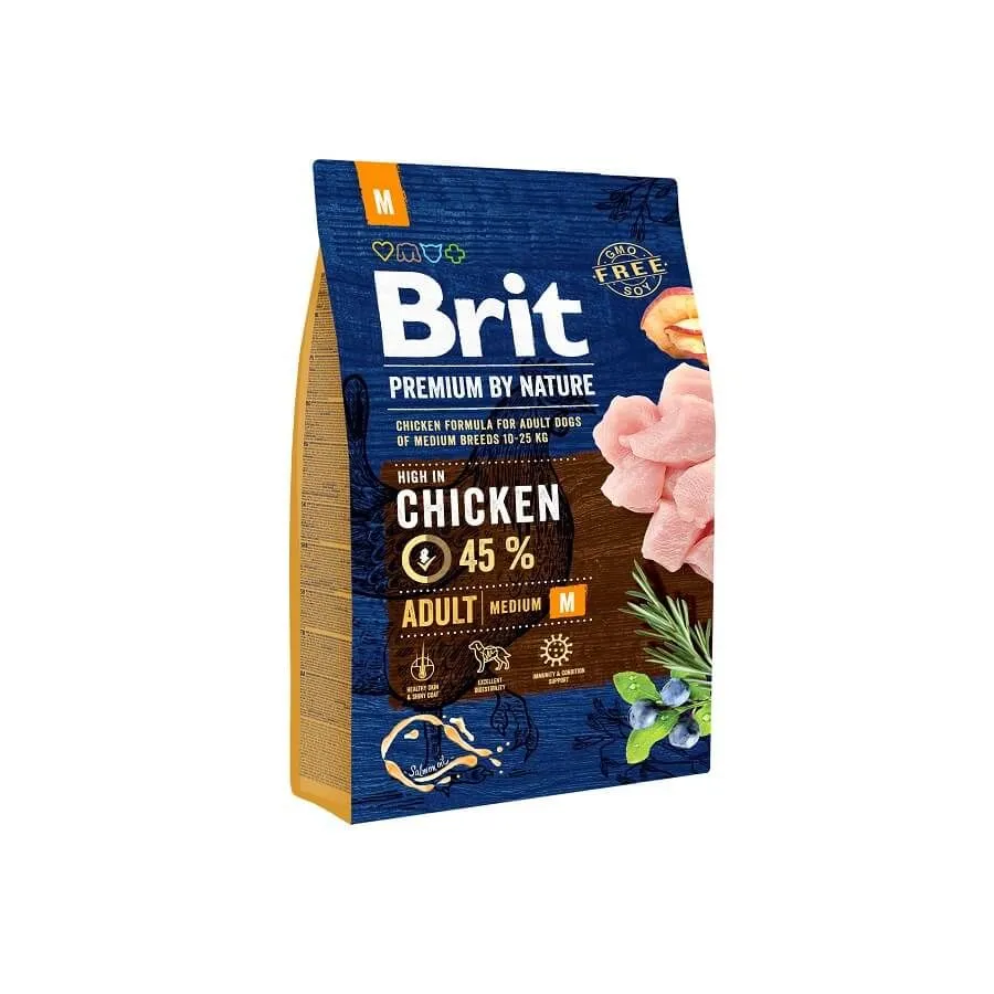 Brit Premium By Nature M Pour Chien Adulte 3 Kg 3 Brit Premium By Nature M Pour Chien Adulte 3 Kg