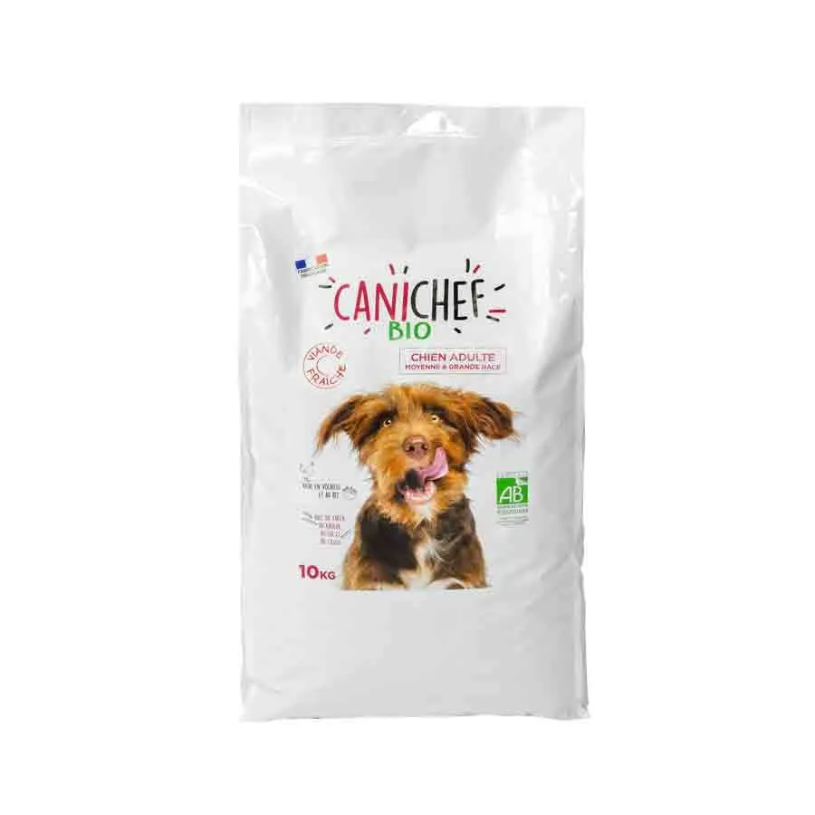 Canichef Croquettes BIO Chien Grande Race 10 Kg 3 Canichef Croquettes BIO Chien Grande Race 10 Kg