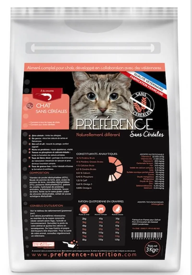 Preference Préférence Croquettes Chat Sans Céréales 10 Kg 3 Preference Préférence Croquettes Chat Sans Céréales 10 Kg