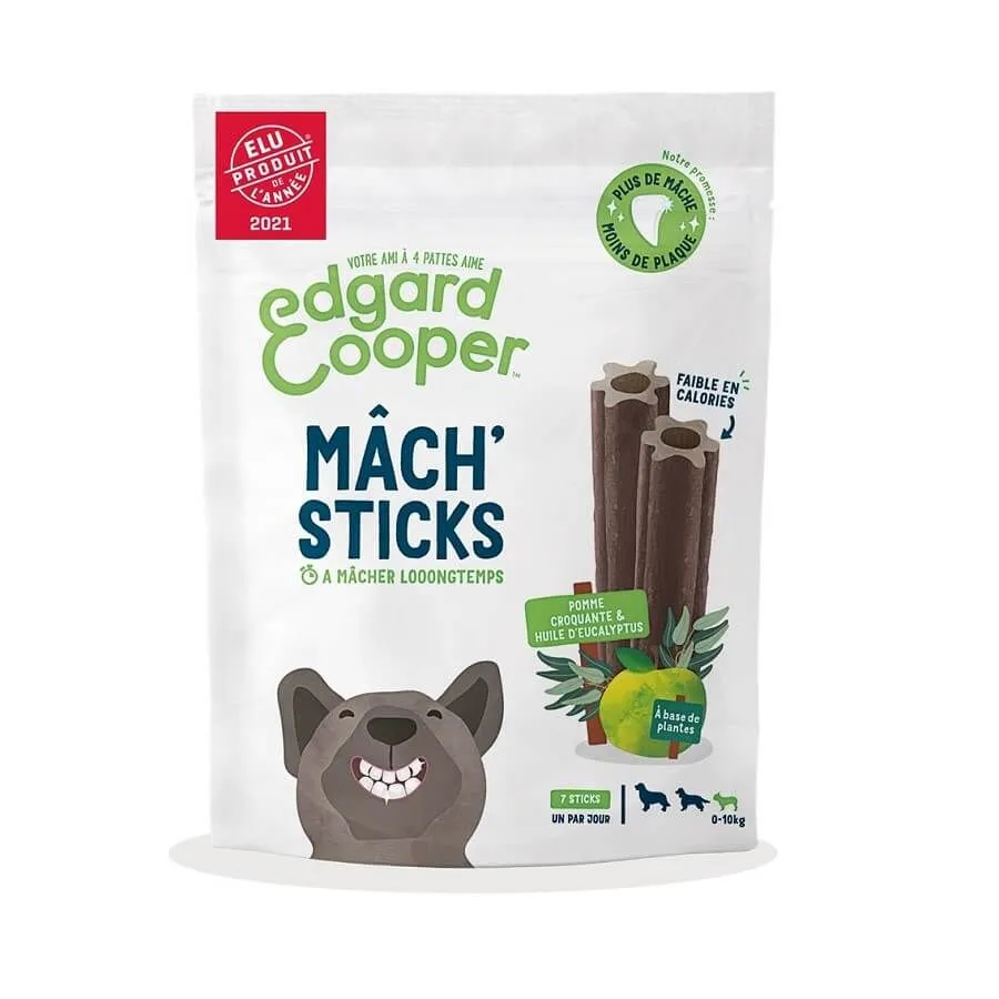Edgard & Cooper Mach'sticks Pomme & Eucalyptus Petit Chien 105 G