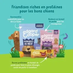 Edgard & Cooper Tendres Gourmandises Boeuf Chien 150 G -nourriture pour chien Ventes 2023 chien gourmandise adulte naturel canard poulet 150g 7 1 1