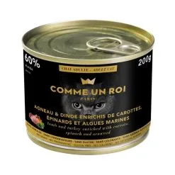 Comme Un Roi Chat Adulte Pâtée Agneau 6 X 200 G