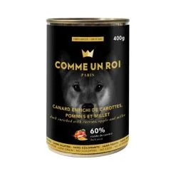 Comme Un Roi Chien Pâtée Canard 6 X 400 G