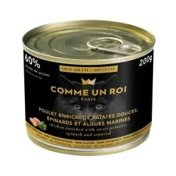 Comme Un Roi Chat Adulte Pâtée Poulet 6 X 200 G