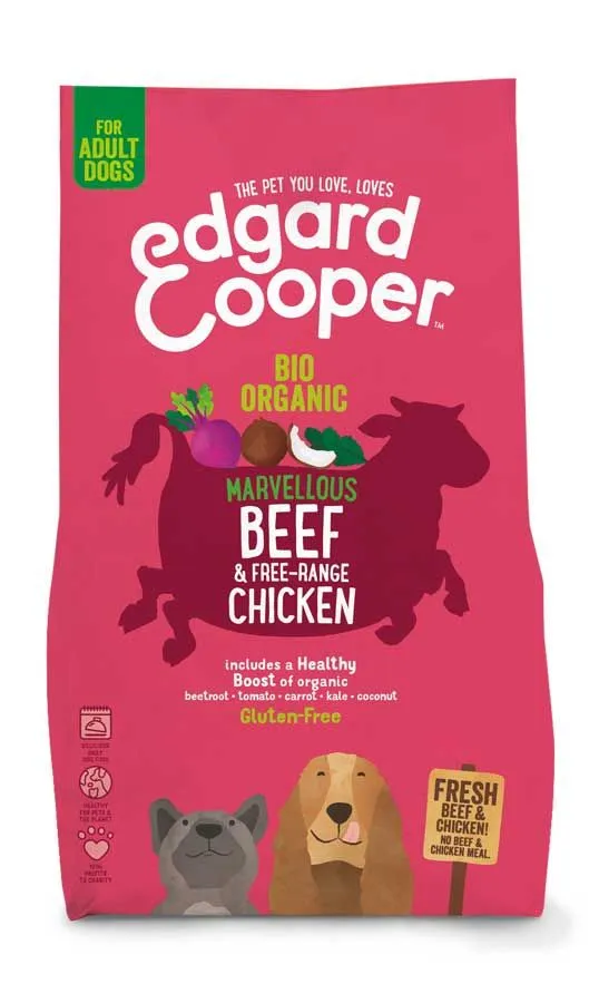 Edgard & Cooper BIO Boeuf & Poulet Frais Chien Adult 2,5 Kg 3 Edgard & Cooper BIO Boeuf & Poulet Frais Chien Adult 2,5 Kg
