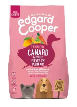 Edgard & Cooper Canard & Poulet Frais Sans Céréales Chiot 700 G