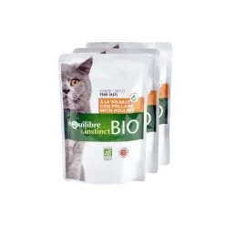 Equilibre & Instinct Bio Volaille Pour Chat 22 X 100 G -nourriture pour chien Ventes 2023 equilibre instinct minc s bio volaille 2