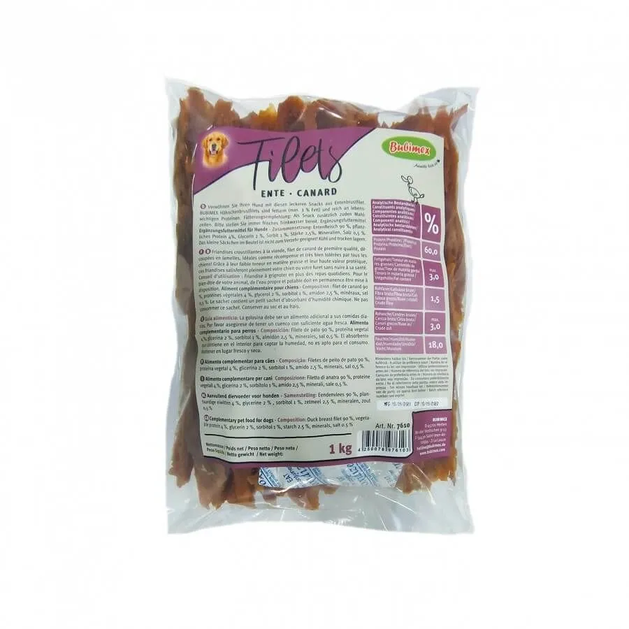 Bubimex Friandises Filets De Canard Pour Chien 1 Kg 3 Bubimex Friandises Filets De Canard Pour Chien 1 Kg