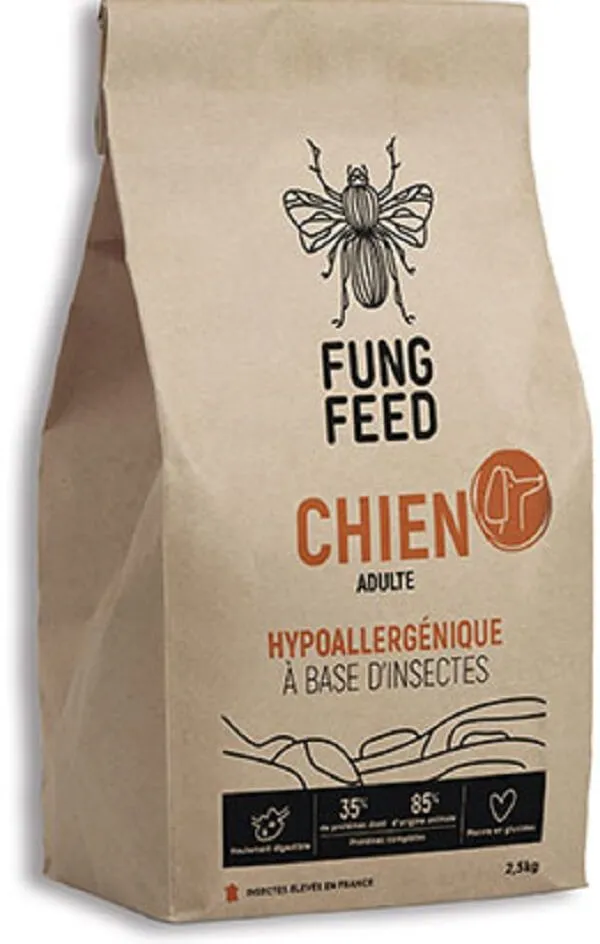 FUNGFEED Croquettes Hypoallergenic Chien 2.5 Kg 3 FUNGFEED Croquettes Hypoallergenic Chien 2.5 Kg