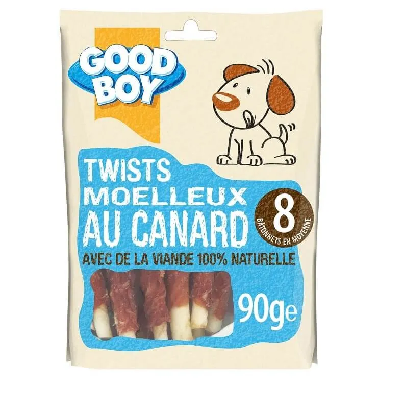 GoodBoy Good Boy Twists Au Canard 90 Grs 3 GoodBoy Good Boy Twists Au Canard 90 Grs