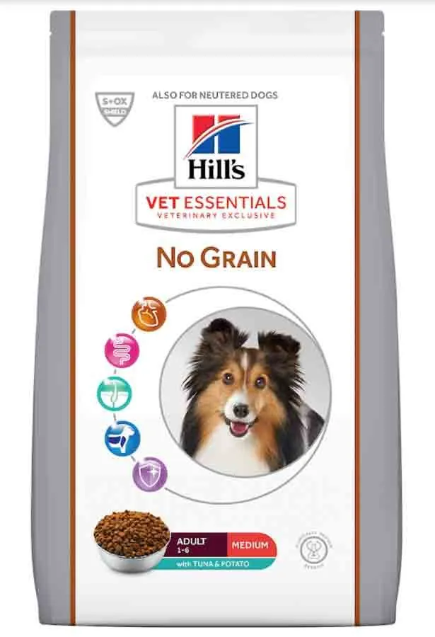 Hill's Vetessential No Grain Hill's Science Plan VetEssentials Canine Adult Medium No Grain Thon & Pommes De Terre 10 Kg 4 Hill's Vetessential No Grain Hill's Science Plan VetEssentials Canine Adult Medium No Grain Thon & Pommes De Terre 10 Kg – Image 2