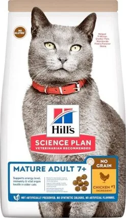 Hill's Science Plan No Grain Hill's Science Plan Feline Mature No Grain Poulet 1,5 Kg