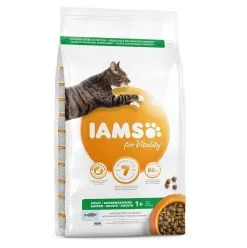 IAMS Vitality Croquettes Chat Adulte Poisson De L'océan 10 Kg