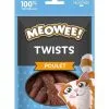 MEOWEE! Friandises Twists Au Poulet Pour Chat 35 G
