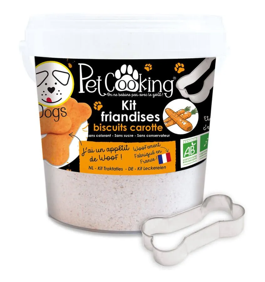 PetCooking Kit Friandises Biscuits Carotte Pour Chien 400 G 3 PetCooking Kit Friandises Biscuits Carotte Pour Chien 400 G