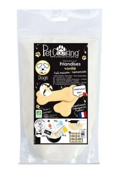 PetCooking Préparation Friandises Biscuits Vanillés Pour Chien 200 G