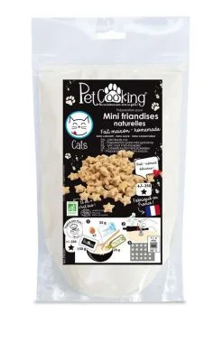 PetCooking Préparation Mini-Friandises Naturelles Pour Chat 150 G