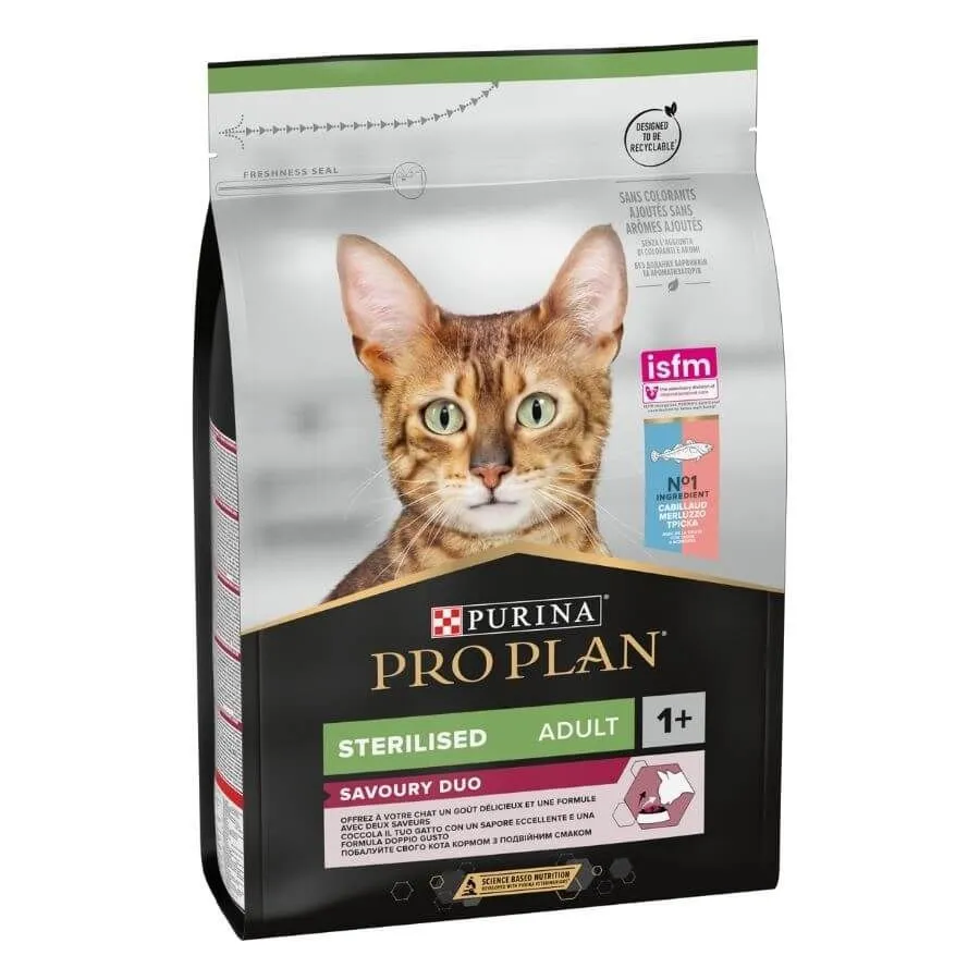 Purina Proplan Optisavour Chat Adult Sterilised Cabillaud Et Truite 3 Kg 5 Purina Proplan Optisavour Chat Adult Sterilised Cabillaud Et Truite 3 Kg – Image 3