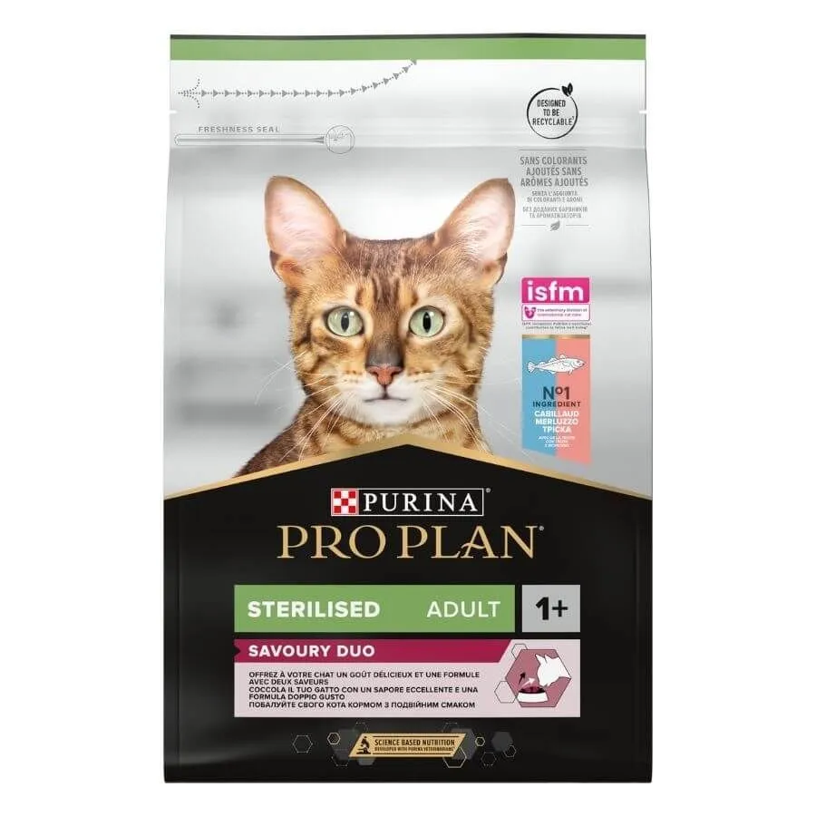 Purina Proplan Optisavour Chat Adult Sterilised Cabillaud Et Truite 3 Kg 6 Purina Proplan Optisavour Chat Adult Sterilised Cabillaud Et Truite 3 Kg – Image 4