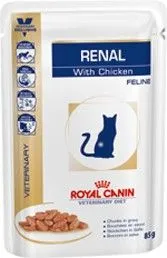 Royal Canin Veterinary Diet Royal Canin Vet Chat Renal Poulet Sachet 12 X 85 G
