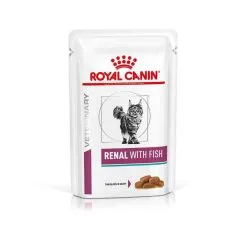 Royal Canin Veterinary Diet Royal Canin Vet Chat Renal Poisson Sachet 12 X 85 G