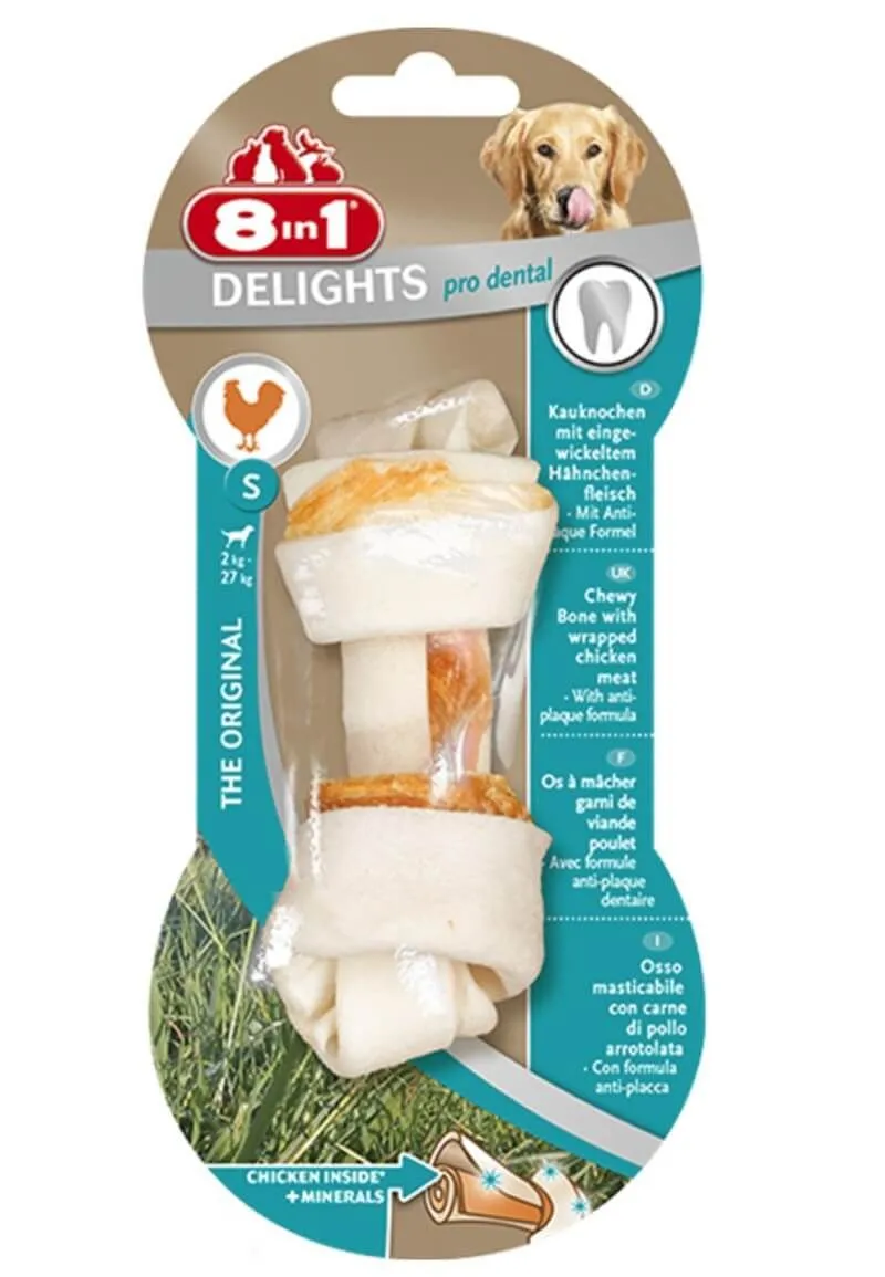 8in1 Delights Pro Dental Bone Pour Chien S 3 8in1 Delights Pro Dental Bone Pour Chien S
