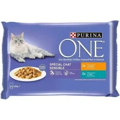 Purina One Chat Sensible Thon Poulet 4 X 85 G -nourriture pour chien Ventes 2023 shopping 1