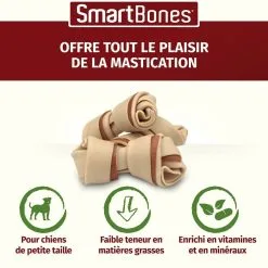 Smartbones Snack Mini Au Poulet Pour Chien 18 Pcs -nourriture pour chien Ventes 2023 smartbones snack mini au poulet 8 pcs 3 1