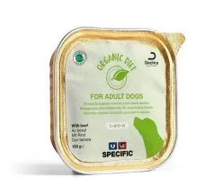 Specific Organic Diet Adult Au Boeuf Pour Chien 5 X 150 Grs