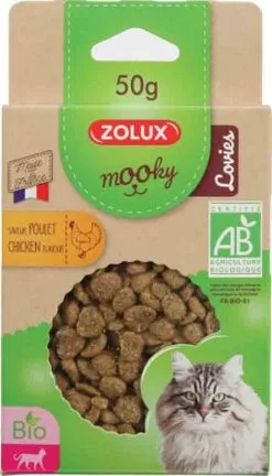 Zolux Mooky Bio Chat Lovies Poulet 50 G