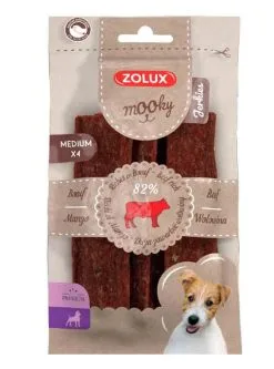 Zolux Mooky Premium Jerkies Boeuf M X4