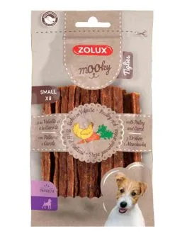 Zolux Mooky Premium Tiglies Volaille Carotte S X8
