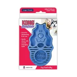 KONG Brosse Zoom Groom Bleue Pour Chien -nourriture pour chien Ventes 2023 zoomgroom dog 1 blue